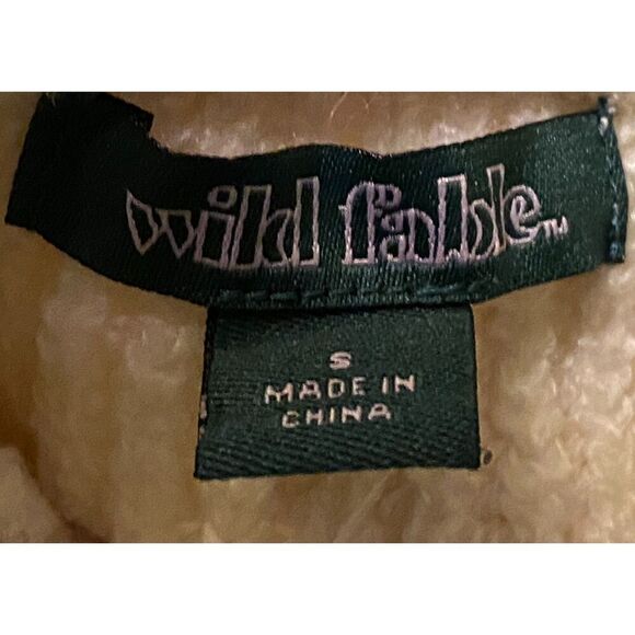 Wild Fable Target Off White Turtleneck Cropped Sweater Women's Sz S NWT New - Picture 12 of 16